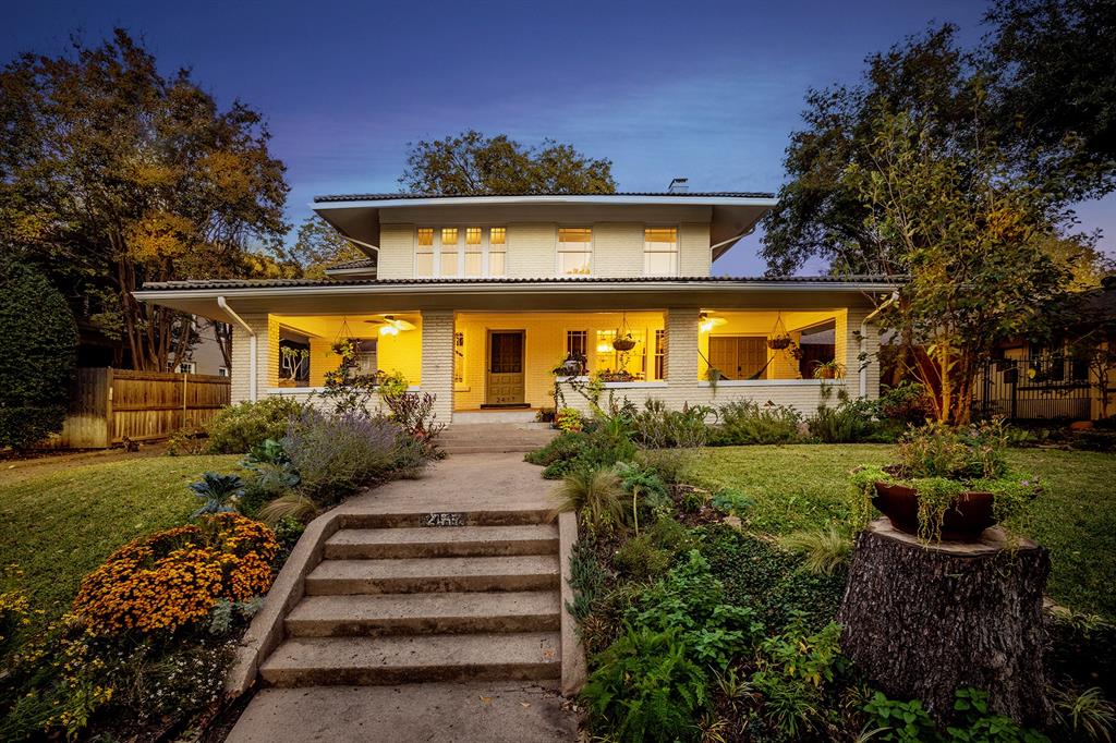 From the moment you arrive at 2417 5th Ave you will be transported to an era of elegance and gracious living.  The lush gardens and covered wrap-around porch entice you to sit, relax and linger while enjoying a morning coffee. The grand living room with wood-burning fireplace opens to the bookcase-lined walls of the formal dining room. The kitchen overlooks the expansive, landscaped backyard. The corner breakfast room is open to the kitchen and with the addition of cabinetry could nearly double the kitchen’s footprint. The back and side yard feature a private guest cottage, covered parking for 2 cars and a gorgeous pool. The grand staircase from the entry leads to a gallery with doors to each of the 3 bedrooms. All bedrooms connect to remodeled bathrooms, with 2 of the bedrooms sharing a Jack-and-Jill bathroom. The upstairs is complemented by a sun-drenched sitting room overlooking the mature trees Ryan Place is known for.