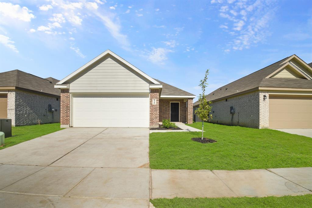 Love where you live in Christian Meadows in Ennis, TX! The Grove floor plan is a charming 1-story home with 4 bedrooms, 2 bathrooms, and a 2-car garage. With vinyl plank flooring throughout the common areas, you'll love entertaining in this home! The gourmet kitchen is sure to please with 42-inch cabinets, granite countertops, and a peninsula overlooking the spacious family room! Retreat to the Owner's Suite featuring granite countertops, sizable shower, and a walk-in closet! Enjoy the great outdoors with a sprinkler system and a covered patio! Don't miss your opportunity to call Christian Meadows home, schedule a visit today!