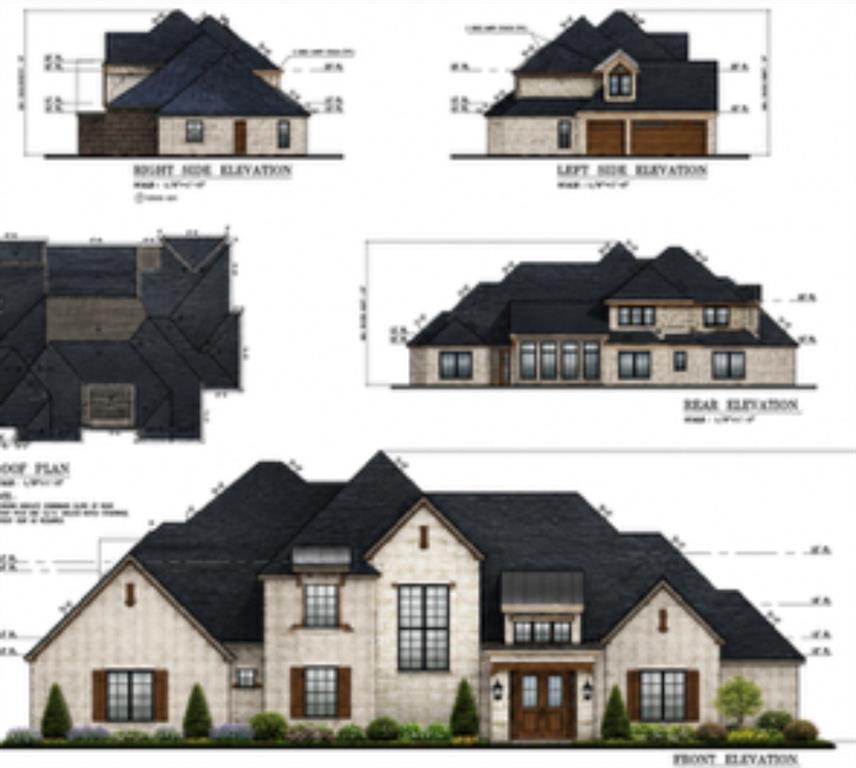 NO MUD! NO PID! Located in the desirable community of The Meadows in Gunter, this stunning Jeff Pfeifer new construction custom home offers the perfect blend of luxury, space, and privacy on a rare 1.02 acre lot with concrete streets - the last available lot in the neighborhood! Surrounded by beautiful mature trees with serene treed views from the front yard, this thoughtfully designed five bedroom, four and a half bath residence features an exceptional floor plan ideal for both everyday living and entertaining. The spacious family room is anchored by a cozy fireplace and seamlessly opens to the chef’s kitchen complete with a large center island, double ovens, abundant cabinetry, and a dining area filled with natural light. A private study offers the perfect work from home setup, while the downstairs media room creates the ideal space for movie nights and game days. The luxurious primary suite is tucked away for privacy and features a spa-inspired en-suite bath with separate vanities, a freestanding tub, oversized shower, and a spacious walk-in closet. A secondary downstairs bedroom with a private en-suite bath is perfect for guests or multigenerational living. Upstairs offers three generously sized guest bedrooms, additional full baths, and a large gameroom providing flexible living space for the whole family. Enjoy outdoor living year round on the expansive covered patio overlooking the oversized backyard with endless possibilities. Complete with a three car garage, this is a rare opportunity to own the only new home in Gunter on an acre lot with concrete streets in an established community. Prime location and Gunter ISD. NO MUD! NO PID!