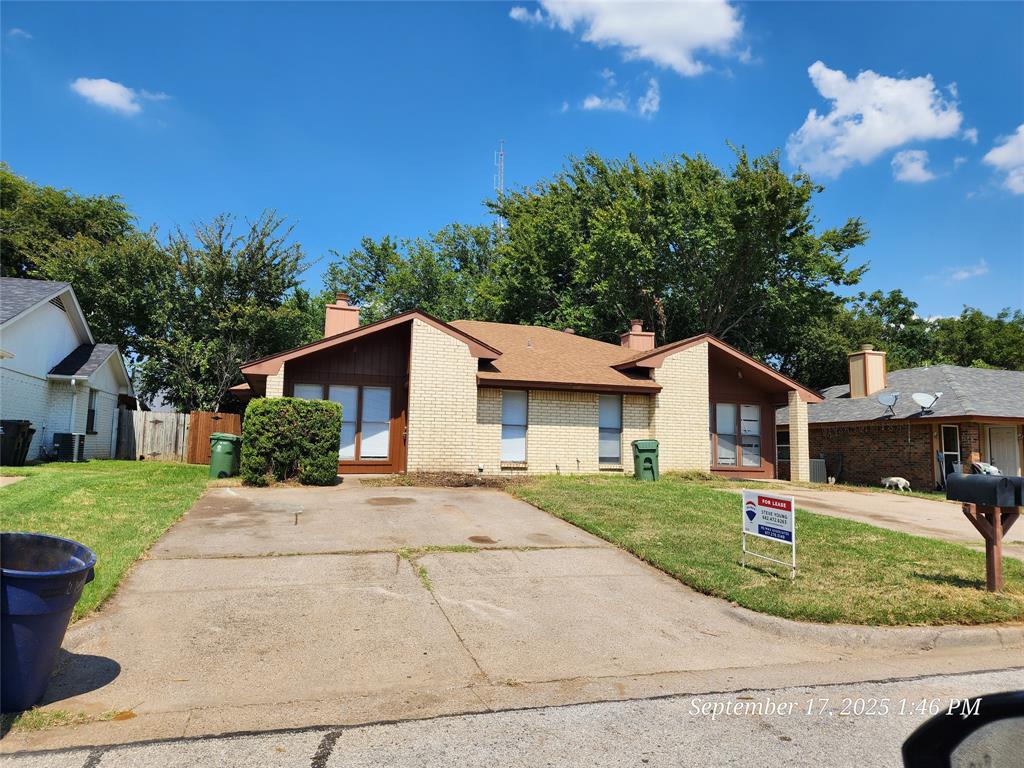 Excellent investment opportunity. Both units have been recently updated, including the replacement of fencing in backyards. 515 has a nice-sized storage shed to use. Owner financing is an option. Located on a cul-de-sac street, just south of I-30 and close to all the fun events in N Arlington. Tenant in 517 lease until 10-31-2026, 515 lease until 1-31-2027. The fridge in unit 517 belongs to the tenant, and 515 remains with the unit.