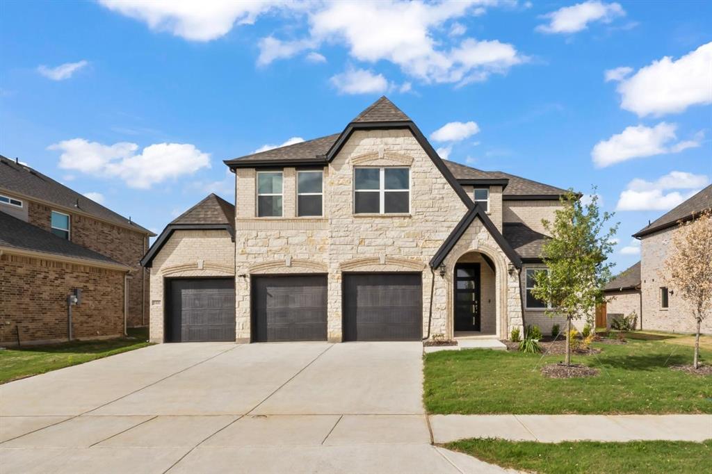 Stunning North Facing never lived in 5 Bedroom, 3.5 bath, Study, Gameroom, Media room, Extended Cover patio and a 3 car Garage, loaded with upgrades in highly sought after neighborhood Northlake Estates with the Little Elm ISD. Property boasts Wood Floors in Entry, Extended entry, Hallways, Family, dining and Study, Private office with double doors, Spiral Staircase, Massive Family room with 20 foot ceilings that open to Kitchen and breakfast nook. Gourmet kitchen with Grantie countertops, Skater style doors and drawers, Pot and pan Drawers, Stainless appliances, Butlers pantry and Gas cooktop. Upstairs has a game room, a media room with surround sound, 3 bedrooms and 2 full baths. Community playground, pool, & access to the boat ramp within walking distance. Located minutes away from the Dallas North Tollway and the new PGA headquarters.