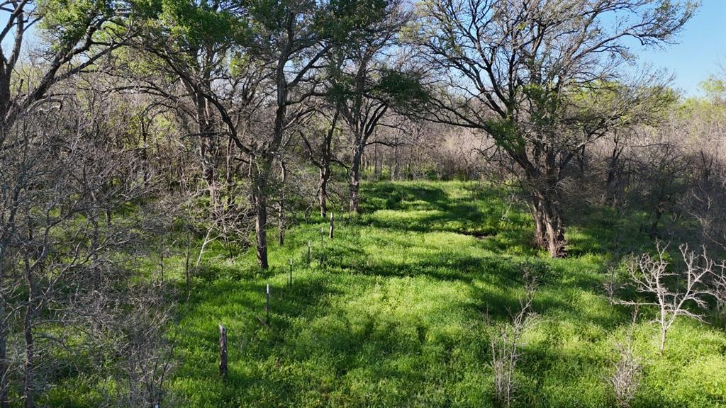 This 42.42-acre unrestricted ranch in Limestone County features productive Blackland Prairie soil, a 0.12-acre stock pond, and frontage along seasonal Indian Camp Creek. Located just 35 minutes from Waco, the property is currently under an active agricultural tax exemption and offers excellent utility access with a secondary electric pole already extended from the main power line into the property, including a meter and transformer installation. The electric pole is positioned at the gated entrance approximately 43 feet from the road, providing convenient access to power. The terrain is level to gently rolling with mature tree cover along the creek, creating a private setting ideal for livestock grazing, recreational use, or a custom residential homestead. Located outside city limits with no POA restrictions, the property allows for site-built homes, barndominiums, mobile homes, and RVs. Accessible via a 60-foot easement off a county road, the land offers a blend of open pasture and wooded seclusion while remaining within reach of Lake Limestone and Fort Parker State Park.