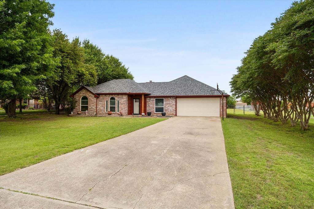 Buyers lost their financing! Well loved and updated 1 story ranch with shop and no HOA. 
HVAC 2023, windows 2017, siding and gutters 2022, Shop with electric 2009, Kitchen appliances 2013 and roof 2025. Sellers do not have survey, buyers to purchase, if needed.  Please disregard moving boxes as sellers are in the process of moving.
