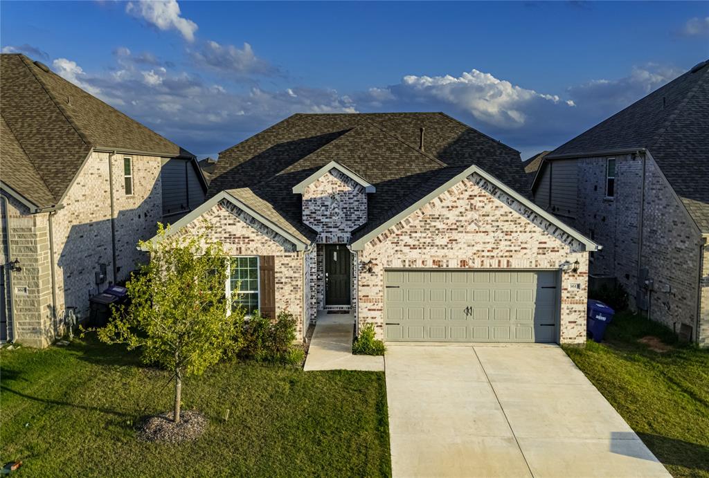 Better than new and beautifully upgraded, this stunning 4-bedroom, 3-bath home in highly sought-after Erwin Farms offers nearly 3,000 square feet of thoughtfully designed living space. Built in 2023, the open-concept floorplan showcases updated engineered hardwood - level 1 flooring, abundant natural light, and modern finishes throughout.

The chef-inspired kitchen features a gas cooktop, oversized island, built-in cabinetry, walk-in pantry, and seamless flow into the spacious living and dining areas, creating the perfect setting for entertaining and everyday living. A private first-floor study provides an ideal work-from-home space, while the secluded primary suite offers a sitting area, spa-like ensuite bath, and generous walk-in closet.

A secondary bedroom and full bath downstairs provide flexibility for guests or multigenerational living. Upstairs, you'll find two additional bedrooms, a full bath, and an expansive game room ready for movie nights, play space, or a second living area.

Enjoy relaxing mornings and evenings on the covered front and rear porches overlooking the landscaped backyard with sprinkler system. Additional highlights include a smart home system, tankless-style efficiency features, ample storage, and an attached two-car garage.

Residents of Erwin Farms enjoy exceptional community amenities including a resort-style pool, playground, scenic jogging and biking trails, sidewalks, and beautifully maintained common areas. Conveniently located near shopping, dining, entertainment, and major commuting corridors, and zoned to highly regarded McKinney ISD schools including Vega Elementary, Johnson Middle School, and McKinney North High School.