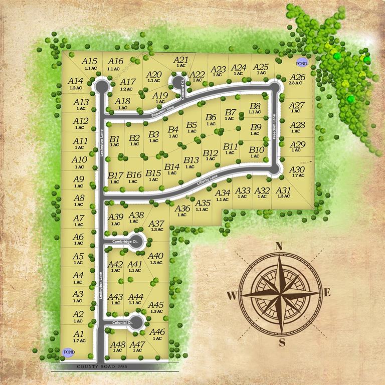 Finally! Luxury 1+ acre lots at affordable prices in the booming DFW area. Lexington Heights Community boasts concrete streets, fiber-optic high-speed internet, the ability to have a guest home, a shop, or an RV garage – all with NO PESKY HOA! Bring your own builder and pick any of the still available amazing 1+ acre Lots! Lexington Heights is a new community developed by Cope Equities and Cope Homes, where you can build your home alongside the beautiful Craftsman and Farmhouse style homes already existing in the community. Find us adjacent to the highly desired Community High School and just a few short blocks from other Community ISD schools. Come and see!