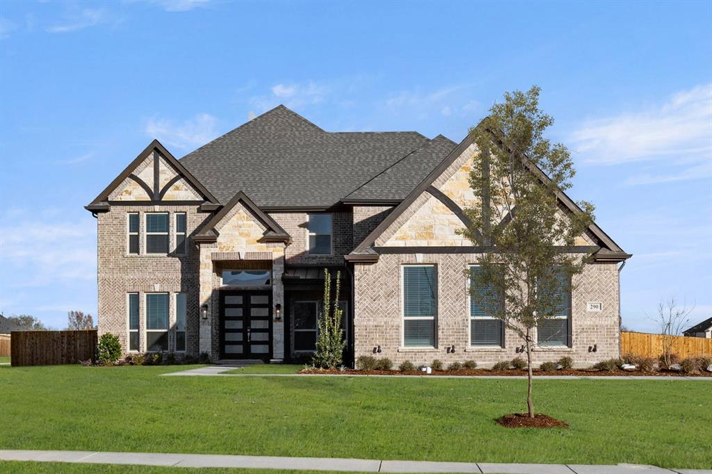 MLS# 21087695 - Built by First Texas Homes - Ready Now! ~ Discover this stunning traditional home in Broadmoor Estates, located within Red Oak ISD. Offering 4 spacious bedrooms, 3.5 bathrooms, and 4,089 sq. ft. of living space, this residence features two dining areas, three living areas, and a decorative electric fireplace in the family room. Enjoy a flat ceiling in the family room, a wet bar in the media room, and high-speed internet access. The home boasts a covered patio, rain gutters, exterior lighting, and a 3-car garage. ENERGY STAR qualified systems ensure year-round comfort. Schedule your tour today!