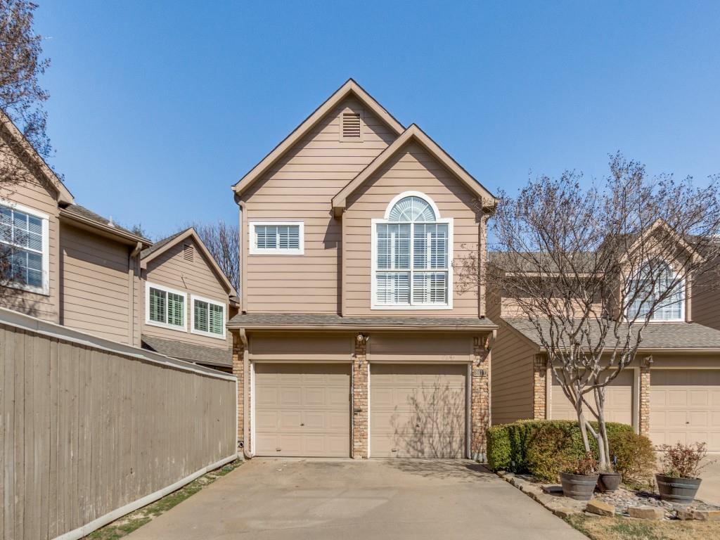Welcome home to this warm and inviting two-story residence nestled in the heart of Lake Highlands, where comfort, space, and everyday functionality come together beautifully. From the moment you step inside, soaring ceilings and abundant natural light create an open, welcoming atmosphere that immediately feels like home. 

The flexible front living area offers endless possibilities, whether used as a home office, sitting room, or additional gathering space. The main living room serves as the heart of the home, featuring a cozy fireplace and built-in shelving while seamlessly connecting to the kitchen and breakfast area, making it easy to stay connected while cooking, entertaining, or spending time with family and friends. 

The kitchen provides generous counter space, abundant cabinetry, and a breakfast bar overlooking the living area, creating an ideal setup for both daily routines and casual entertaining. Upstairs, the private primary suite offers a peaceful retreat with vaulted ceilings, hardwood floors, and an ensuite bath complete with dual vanities, soaking tub, and separate shower. 

Two additional bedrooms and an upstairs flex space provide room to grow, work, or play, adapting easily to changing needs. Outside, the private patio offers a low-maintenance outdoor space perfect for morning coffee or relaxing evenings. 

Ideally located in sought-after Lake Highlands with convenient access to shopping, dining, parks, and major commuting routes, this home offers the perfect balance of neighborhood charm and everyday convenience.