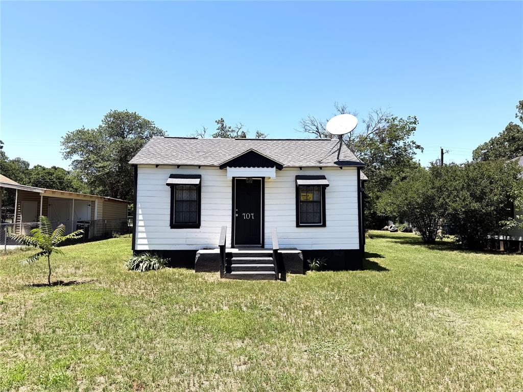 Here's a neat, efficient, one bedroom, one bath home with very nice hardwood floors in Cisco TX with about 780 sq ft. This home has had several nice upgrades, including a new roof in 2019, new electrical, plumbing, water heater and gas line in 2025, and fresh paint inside and out. New gas stove may convey with a strong offer. This home is priced to move, and would make a nice rental or first home. The 2 bedroom house next door is also for sale by the same owner. Don't miss out on this one!