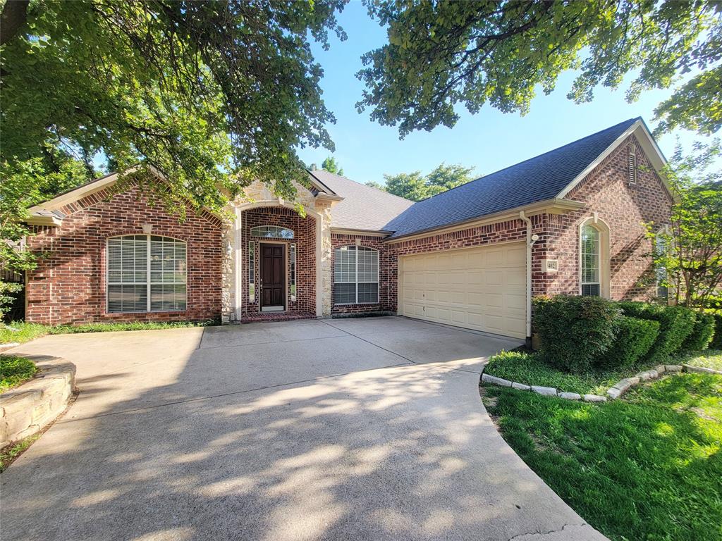 Welcome home to this beautifully maintained 5-bedroom, 3-bathroom residence nestled in a quiet cul-de-sac under a canopy of mature trees. The spacious open floor plan is ideal for everyday living and effortless entertaining. A welcoming foyer with vaulted ceilings and decorative lighting sets the tone for the home’s inviting layout.
The in-home office includes a closet and offers flexibility as a guest suite. The large kitchen features a gas cooktop, wrap-around cabinetry for abundant storage, granite countertops, an island, breakfast bar, and pantry. The open living room is anchored by a beautiful gas fireplace and generous natural light.
The primary suite provides room for a sitting area and includes dual vanities, a soaking tub, separate shower, and walk-in closet. Secondary bedrooms are tucked away in a private wing of the home for added comfort. A flex room with closet on the second level offers versatility as a second office, media space, or 5th bedroom. Home is within walking distance from greenbelt, neighborhood & amenities. Minutes away from shopping and dining