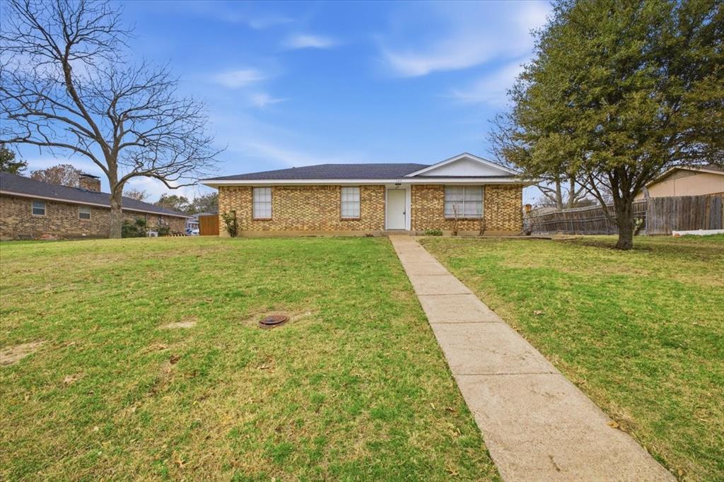 Spacious 4bd 2 bath home in Desoto with fresh interior and exterior paint, recently installed carpet and flooring throughout. Original wood cabinetry and paneling in the living room and part of the dining area add character, while recent updates keep the home move-in ready. A recently installed roof provides peace of mind and the big back yard is perfect for entertaining or relaxing. Spacious, updated and full of potential. Don't miss this opportunity!