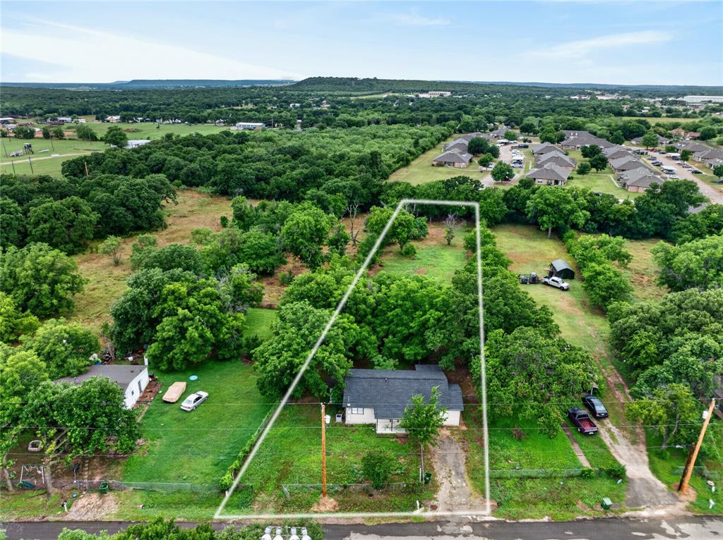 Nestled on a spacious 0.76-acre lot, this charming 3 bedroom, 2 bathroom home offers a rare blend of space, privacy, and convenience. Mature trees and a sprawling backyard create a peaceful, park-like setting, providing a private retreat just 1.4 miles from historic downtown Mineral Wells. Tucked away in an established neighborhood, you'll enjoy the feel of country living with the convenience of nearby shopping, dining, and local attractions. With ample room for gardening, entertaining, or simply relaxing under the shade trees, this unique property is full of possibilities. All information is deemed reliable but is not guaranteed and should be independently verified.
