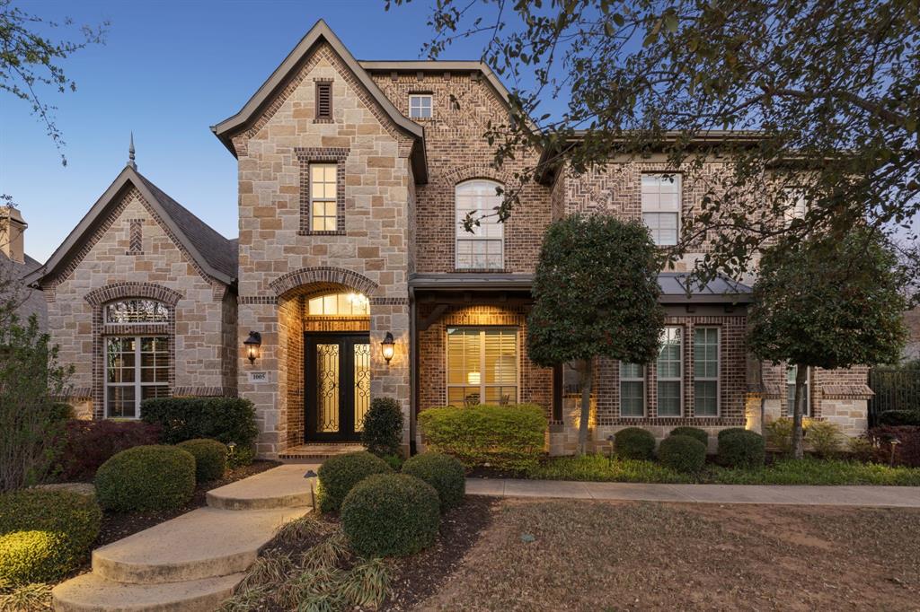 Meticulously maintained Southlake Shady Oaks home showcasing a ~1400 bottle climate-controlled wine cellar, combines timeless charm, modern luxury focused on entertainment and privacy. Double iron doors open to a large entry with elegant fixtures and a curved staircase. Captivating spacious, light-filled w soaring ceilings and large windows flooding home w natural light. In heart of home is expansive open concept family rm and kitchen. Family rm w fireplace, 2 sets of 12-foot collapsible doors open to covered patio w fireplace and views of east-facing outdoor oasis surrounded by mature evergreens creating a tranquil private haven. Claffey built pool, spa and covered outdoor kitchen w built-in grill, XL Big Green Egg, side burners, sink, frig, 2 drop-in coolers, seating and lg storage closet. Lounge on covered patio, host summer barbecue, or simply enjoy serenity of your surroundings. Inside, gourmet kitchen is a chef’s dream, outfitted w top-of-line appliances: built-in Sub-Zero frig, 6-burner Wolf gas range, Wolf double ovens, two Bosch dishwashers, a warming drawer, dual sinks, and more. Wet butler pantry is perfect tea coffee nook. Luxurious serene primary suite retreat w sitting area, dual vanities, separate tub, dual entry dual showerheads and dual body sprayers, including his-and-hers closet w tornado storm shelter doubling as a secure safe. On 1st floor is a large secondary ensuite bedrm, private study and media rm can open or close to adjacent game rm space, w wet bar and pool bath right inside patio door. Upstairs, 3 generously sized ensuite bedrms, another game rm w wet bar and access to a covered balcony overlooking lush yard. Every detail has been thoughtfully crafted to deliver both style and functionality including specifically designed home audio-video features to satisfy tech savvy. Walk to top-rated Carroll schools, Bicentennial Park, and The Marq. Short drive to Southlake Town Square, amazing restaurants, shopping and DFW Airport.