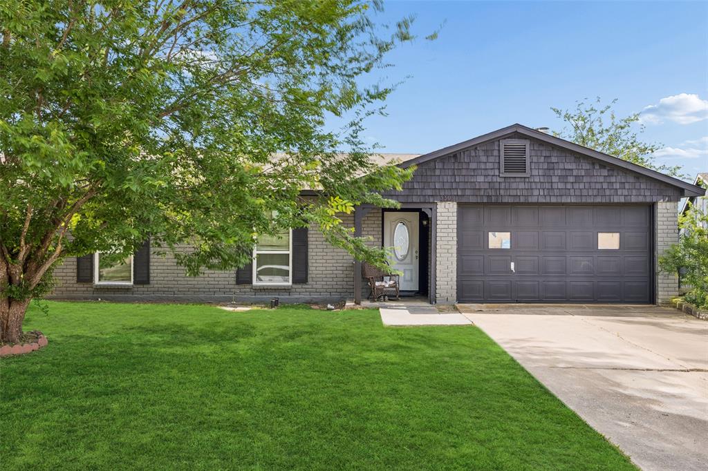 Currently tenant-occupied, this beautifully maintained home offers a fantastic opportunity for a new landlord looking for immediate rental income or it would be equally appealing as a personal residence. The current tenant is paying $2,000 per month and the lease ends on June 30th, would love to stay long-term, and the lease runs through June 30—providing both stability and flexibility. Inside, the home features a spacious living room with durable wood-look flooring and a cozy wood-burning fireplace, creating a warm and inviting atmosphere. The kitchen has been thoughtfully updated with granite countertops, quality cabinetry, a designer oversized sink, new dishwasher, and a sleek retractable vent, perfect for everyday living and entertaining. Both bathrooms have been stylishly remodeled with custom tile and upgraded finishes, including a beautifully updated guest bath with marble sink and a primary bath showcasing a quartz countertop, upgraded shower, and furniture-style vanity. Two secondary bedrooms are both nicely sized. Situated on a quiet cul-de-sac in a desirable neighborhood, this home also offers convenient access to Highway 121, making commuting a breeze, and is located close to local schools. A solid investment with a reliable tenant already in place.