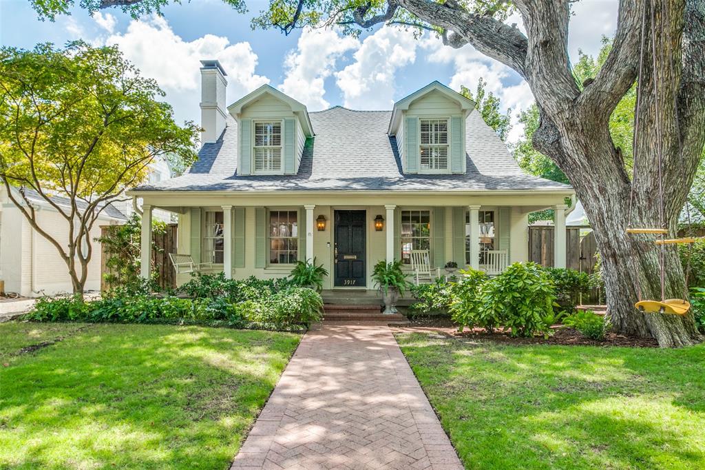 Walk under the mature shade trees to an inviting covered porch complete with rocking chairs and a swing. Charming formals with today's sophisticated, airy decor greet you. Easy floor plan guides guests to the recently updated kitchen with a cozy banquette open to the family room. French doors open to the patio and spacious turfed yard. Downstairs primary suite with recently refreshed bath offers a relaxing retreat. Upstairs there are 3 bedrooms and a game room that share a generously sized bathroom. Above the detached 2 car garage is a private guest room with a full bath. Conveniently located on a coveted block of University Park, steps from University Park Elementary, Highland Park High School, Snider Plaza, and Preston Center. Roof 2019, tankless hot water heater 2023, primary bath 2020, upstairs bath 2024, turfed yard 2020!

Don't miss this opportunity to be home for the holidays!