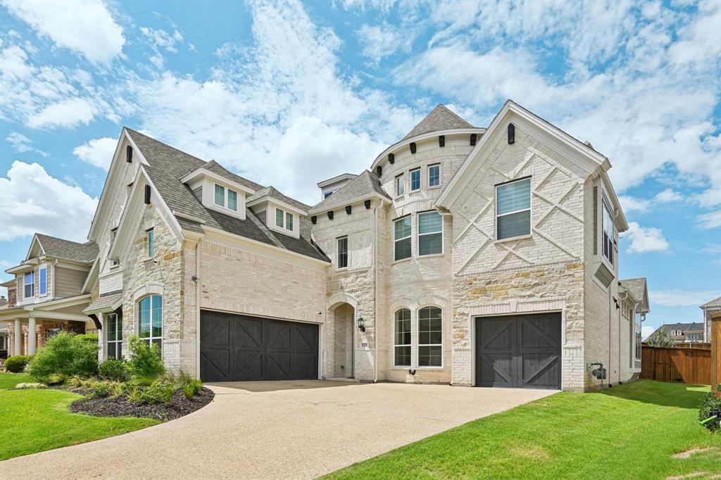 Experience luxury in this Grand Homes build in the Savannah community. Step through the grand entrance & be greeted by a stunning curved staircase & glamorous chandeliers that set the tone for this exceptional residence.The formal living & dining room boast expansive windows. The living area features soaring ceilings, a cozy gas fireplace, & an abundance of windows. The dream kitchen is equipped w sleek quartz countertops, stainless steel appliances, & ample cabinet space.The private primary suite on the main floor provides a serene retreat w a walk-in shower & a  soaking tub. A guest suite on the 1st floor ensures comfort for visitors.Upstairs, a large game room overlooks the downstairs living area, providing an open & airy feel. The media room is ideal for movie nights.The expansive backyard is perfect for outdoor entertaining. This home offers top-of-the-line amenities & is close to top-rated schools, shopping, dining & a new Costco, HEB & the esteemed PGA is just minutes away.