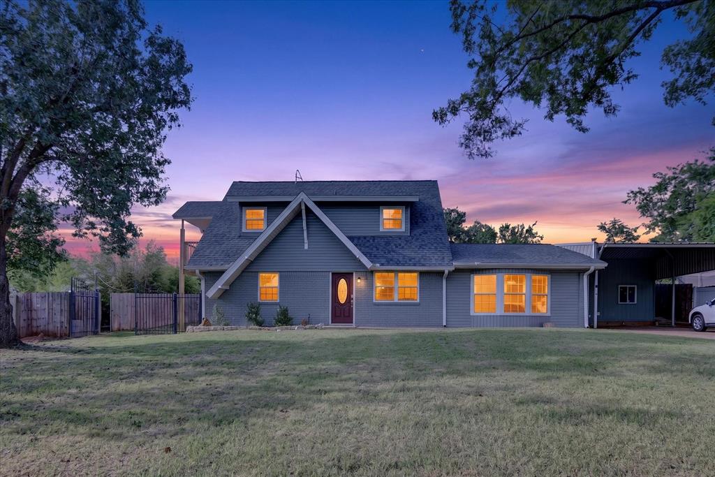 Welcome to Your New Oasis. Step into a private retreat that blends comfort and style. This stunning home is privately gated and sits on just over half an acre, offering both space and calm. The expansive lot provides room to unwind, while the sparkling in-ground pool with peaceful waterfall features creates a true backyard escape. Inside, a recently remodeled kitchen, fresh flooring in most rooms, and a replaced HVAC system bring modern ease. A few remaining projects offer the chance to add personal touches and make the space your own. Located on a quiet court just minutes from Eagle Mountain Lake, this home delivers the perfect mix of relaxation, convenience, and scenic living.