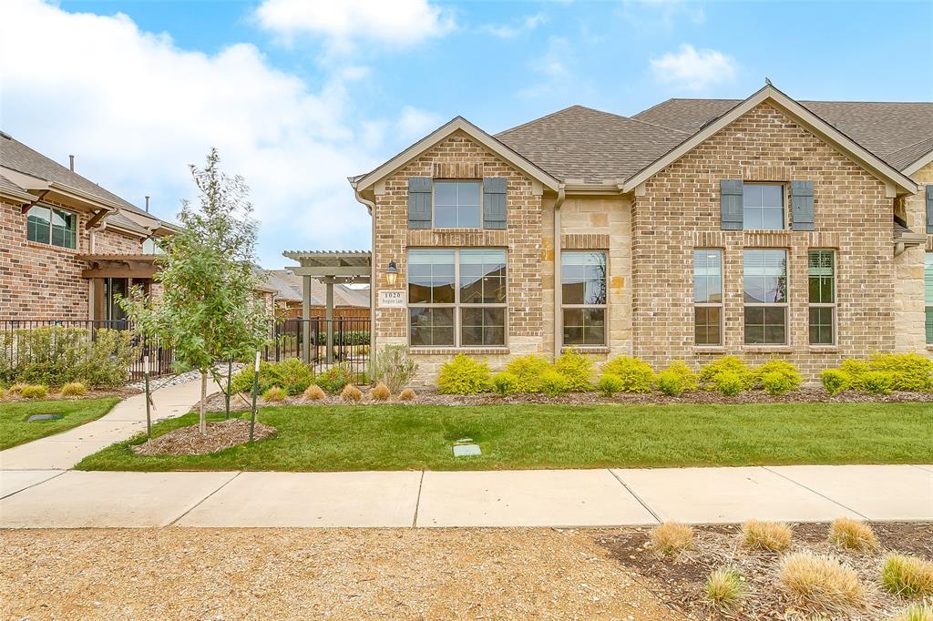 Welcome to refined, low-maintenance living in the highly sought-after master-planned community of Windsong Ranch in Prosper. Built in 2020, this beautifully designed single-story townhome offers 2 bedrooms, 2 bathrooms, and 1,370 square feet of thoughtfully curated living space.

The elegant brick façade and manicured landscaping create timeless curb appeal, while the interior showcases a bright, open-concept layout designed for both comfort and effortless entertaining. The spacious living area flows seamlessly into the dining space and well-appointed kitchen, featuring modern finishes, abundant cabinetry, and a functional design that balances style and practicality.

The private primary suite serves as a peaceful retreat with a spacious layout, ensuite bath, and generous closet space. A secondary bedroom and full bath provide flexibility for guests, a home office, or additional living needs.

Step outside to a private fenced patio, offering the perfect space to enjoy morning coffee or unwind in the evenings. With exterior maintenance handled through the townhome HOA, residents can enjoy a true lock-and-leave lifestyle.

As part of the award-winning Windsong Ranch community, homeowners enjoy access to world-class amenities including resort-style pools, miles of scenic trails, parks, fitness facilities, and the iconic 5-acre Crystal Lagoon. Located in highly acclaimed Prosper ISD and just minutes from premier shopping, dining, and major thoroughfares, this home offers the perfect blend of luxury, convenience, and community.

Experience elevated townhome living in one of North Texas’ most desirable communities