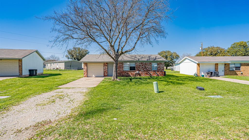 Ready for new owner- CALLING ALL FIRST TIME HOMEBUYERS, INVESTORS, OR DOWNSIZERS! This one is move in ready and ready for it's next occupant. Simply adorable 2 bedroom home in Pelican Bay a quiet suburb close to Azle. Enjoy endless wildlife including peaceful deer who graze in yards and surrounding area. Walk to the lake and go fishing for the day! Boat ramp super close by to launch your boat for the day. . Ideal for everyone! You could make this home your weekend get away, turn it into your first nightly rental, live here and enjoy the peace and quiet- the possibilities are endless! Discover comfort and charm in this delightful 2 bedroom - 1 bath home. With an open floor plan, this home feels bright and airy, offering a seamless flow from living to dining to kitchen, perfect for everyday living and entertaining. The 1 car garage provides convenient storage and also serves a laundry area with washer and dryer hookups. The spacious yard offers room to relax or create your ideal outdoor space. Situated within Azle ISD and with no HOA, this home is a fantastic opportunity to plant roots in a friendly, established community. Don't miss out on this gem! 
No survey available. Sold As-Is, seller will not make any repairs. ROOF and AC HEATING updated in 2024.
