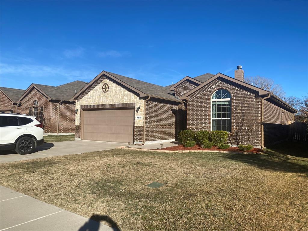 Upgrades in this amazing 3,2,2 Brick Home in established community with community pool, duck pond and walking trails. Convenient to schools, restaurants, shopping and easy access for commuters. Lovely Brick home, well maintained with open concept, vaulted ceilings, kitchen has knotty alder cabinetry, upgraded granite counter tops, Frigidaire Gallery SS appliances with double oven for cooking large meals and convenient breakfast bar; great for serving quickly or visit while in kitchen. Lovely backsplash with upgraded travertine. Crown molding accents in main areas. Cast fireplace elect. Tilt windows in bedrooms for ease of cleaning. Window coverings. East facing back covered patio allows you to enjoy your am and pm time while enjoying the greenbelt with birds and some wildlife behind your home. Homes has gutters and sprinkler for ease of lawn care. All information is deemed reliable and accurate. Please research on your own to verify all information before entering into a contract.