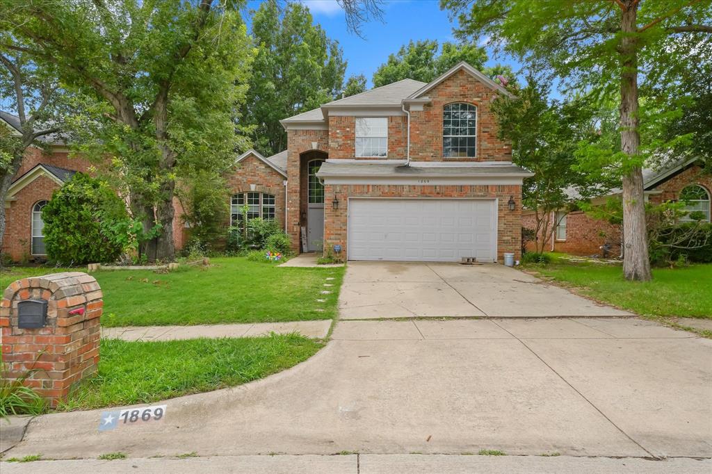 Welcome Home to 1869 Meyerwood Lane N in Flower Mound!

This charming 4-bedroom, 2.5-bath home delivers 2,049 square feet of thoughtfully designed living space that's ready to welcome you.

Step inside to discover light and bright interiors complemented by durable tile flooring throughout the main level. Featuring two generous living areas anchored by a cozy wood-burning fireplace in the main. The kitchen shines with granite countertops, a pantry, and a breakfast bar that flows seamlessly into two distinct dining areas.

Upstairs, all 4 bedrooms provide a peaceful retreat from the main living spaces. The primary suite stands out with a soaking tub, separate shower, and a walk-in closet. Outside, a private backyard framed by mature trees creates a serene escape you'll never tire of.

Location truly elevates this property. Leonard and Helen Johns Park and Tiger Field sit just minutes away, offering green spaces and recreation for the entire family. Staton Oak Park provides even more outdoor adventure nearby. A two-car garage rounds out the practical perks.

Schedule your Showing today!...