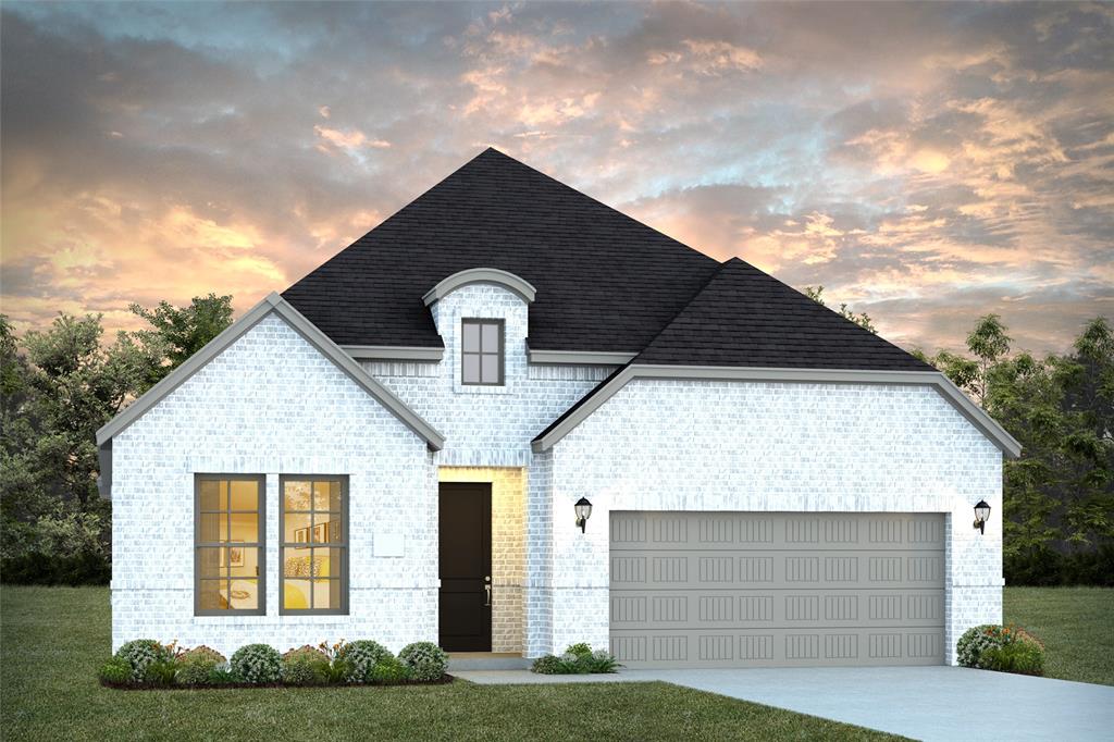 NORMANDY HOMES CHAPELLE floor plan.  Welcome to this stunning one-story home in The Estates at Stacy Crossing, a highly desirable McKinney community with lower tax rates, quick access to McKinney and Allen, and top-rated Frisco ISD schools. Designed for both comfort and entertaining, this home features an open-concept layout perfect for gatherings or everyday living. Enjoy 3 spacious bedrooms, 3 full baths, and a private study ideal for working from home. The owner’s suite offers a relaxing retreat with a large walk-in closet and spa-like feel. Step outside to the covered patio, perfect for enjoying fresh air year-round. Blending style, function, and versatility, this home offers the ideal balance of luxury and convenience in one of McKinney’s most sought-after location.