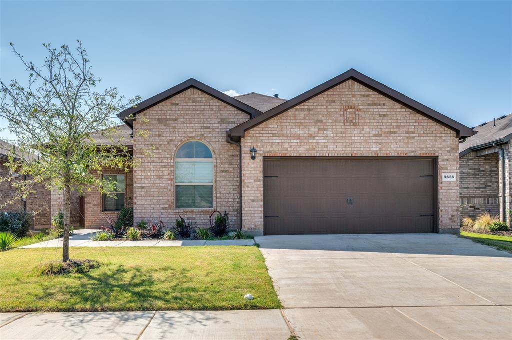 Welcome to this nearly new DR Horton home in the Terra Trace community, served by Crowley ISD. Built in 2024, this single-story, 4-bedroom, 2-bath residence offers 1,820 sq ft of open-concept living space with modern finishes throughout. The spacious kitchen features an island, stainless steel appliances, and a walk-in pantry, flowing seamlessly into the dining and living areas — perfect for entertaining. The private primary suite includes a walk-in closet, double vanity, and separate shower.
Enjoy evenings on the covered patio overlooking the landscaped backyard. Community highlights include sidewalks, park, and playground, with quick access to Chisholm Trail Parkway for an easy commute to Fort Worth and surrounding areas. This home combines the comfort of a move-in ready build with the value of a resale — schedule your showing today!