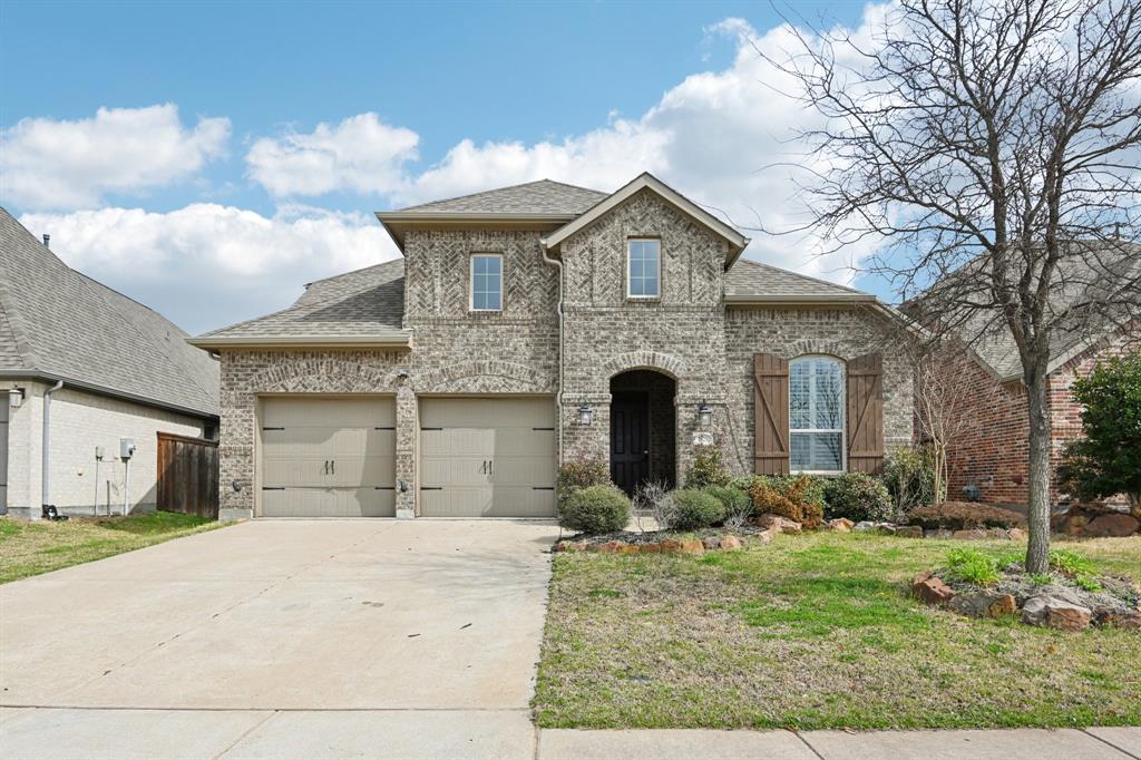 Welcome to 8520 Backwater Bay Cove, McKinney, Texas, a stunning Highland Homes residence offering exceptional design, space, and craftsmanship. This quality-built home features 5 bedrooms, 4.5 bathrooms, a dedicated office, and a formal dining room, providing flexibility for both everyday living and entertaining. From the moment you enter, you’ll notice the upscale finishes including plantation shutters, engineered hardwood floors, 8-foot solid core doors, and tall windows that flood the home with natural light. The thoughtfully designed floor plan includes two bedrooms downstairs and three bedrooms upstairs, ideal for multigenerational living or guest accommodations. The chef’s kitchen is the heart of the home, showcasing an oversized island with ample seating, abundant cabinetry, and a generously sized oversized pantry. A tankless water heater adds efficiency and convenience. Step outside to enjoy the covered patio, perfect for relaxing or entertaining year-round. Residents enjoy resort-style amenities including two clubhouses, a community pool, and a fitness center, along with a short stroll to the neighborhood park and school. The added convenience of a fire station located within the community enhances peace of mind. This beautifully appointed home offers space, style, and an unbeatable lifestyle in one of McKinney’s premier communities. Information provided is deemed reliable, but is not guaranteed and should be independently verified by the buyer.