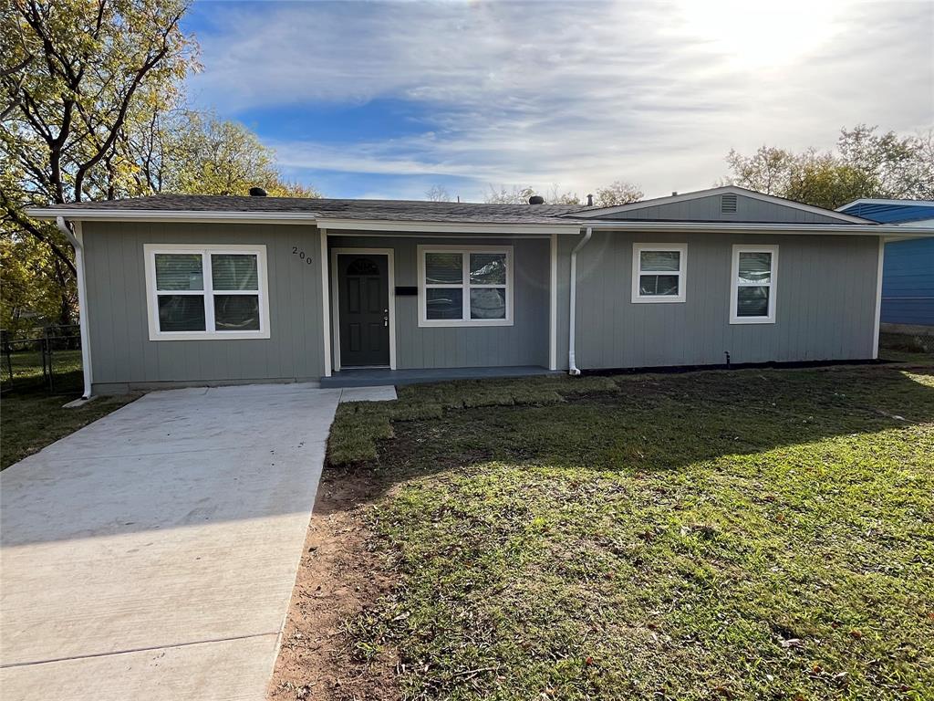 Beautiful 4 bedroom 2 bath in an established neighborhood with mature trees. Large windows allow for plenty of natural light throughout. Chef's kitchen offers gorgeous white cabinets, granite countertops and stainless steel appliances. Updated bathrooms and fixtures. Spacious bedrooms with ample closet space for storage. Stackable washer and dryer included! Large fenced in backyard with plenty of room for pets and kids to play! Close to major highways, shopping and schools. A must see! 12-to-15-month lease terms available. Half off your administrative fee if moved in by December 29th.