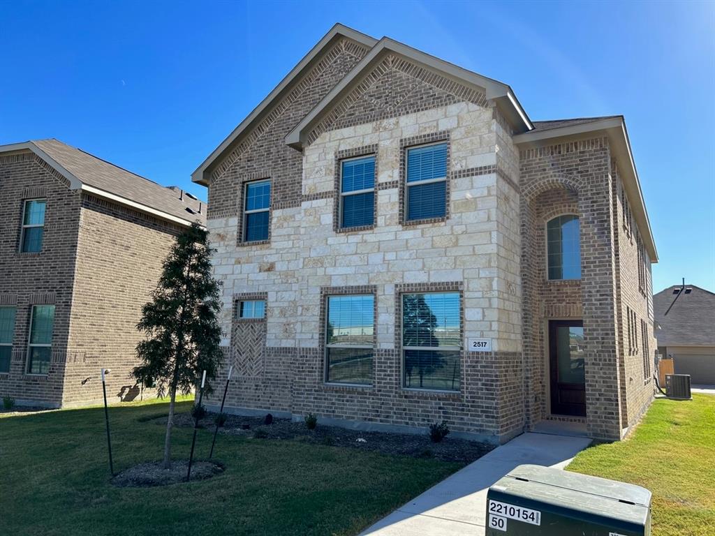 LIKE NEW home with a smart layout that is perfect for modern families. There are four bedrooms & 3 full baths and 2 half baths. On the first floor is an open concept living area which includes a living room, kitchen and dining room with a covered patio in the back. The owner’s suite is at the front of the home with a private bathroom and spacious walk-in closet. Upstairs are three bedrooms, two bathrooms and a versatile game room, perfect for kids and teenagers. One of the upstairs bedroom has ensuite bath and the Home including the owner’s suite which features dual vanity, stand in shower large walk in closet. The open concept living area includes an open kitchen, breakfast nook and family room with a back patio attached. The Home has durable vinyl floors in high traffic areas. Home with 2 car garage, sprinkler system & has pre-wired for security system.  Home is located very close to in a great elementary, middle schools & High school.