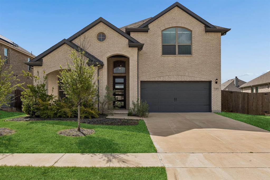 Move-in ready and absolutely stunning, this meticulously maintained home shows like new and is ready to impress from the moment you arrive, perfectly positioned on a quiet cul-de-sac for added privacy and minimal traffic. With undeniable curb appeal, a charming façade and a front-facing two-car garage welcome you in. Step inside to soaring ceilings, elegant archways, and a light, neutral palette that creates an airy, inviting feel throughout. Just off the entry, a private front-facing room offers the perfect flex space, ideal as a home office or guest bedroom. Designed with both everyday living and entertaining in mind, the open-concept layout flows beautifully. The grand living room features vaulted ceilings and abundant natural light, seamlessly connecting to a spacious formal dining area ready to host everything from intimate dinners to large gatherings. At the heart of the home, the chef’s kitchen is a true showstopper, complete with a large island, granite countertops, stylish pendant lighting, tiled backsplash, stainless steel appliances, electric cooktop, and a walk-in pantry. The private primary suite is a relaxing retreat, highlighted by a wall of windows, tray ceilings, and a luxurious en-suite bath with dual vanities, a garden tub, separate shower, and a generous walk-in closet. Upstairs, a sweeping staircase leads to an oversized game room, along with three spacious guest bedrooms and two full bathrooms, offering flexibility for any lifestyle. Step outside to a beautiful oversized backyard with a sprinkler system, a covered patio perfect for relaxing or entertaining, and plenty of room to design your dream pool. Tucked away on a cul-de-sac yet offering space, style, and a flexible floor plan, this home truly has it all!