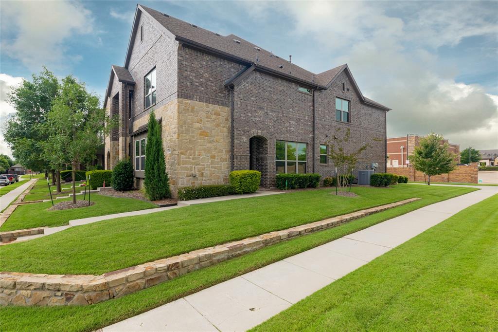 End-Unit Townhome in McKinney!   A lovely 3-bedroom 2.5-bath townhome in the southwestern portion of McKinney. Just minutes to Highway 121 and I-75. This home is an end unit on an oversized lot. The advantages of an end unit in this neighborhood are they are typically larger homes sitting on a larger lot, and they let in more natural sunlight because you will have windows on 3 sides of the home, front, back and the side, while a middle unit only has windows in the front and back. All three bedrooms are upstairs along with the game room area. This unit has two living areas, a living room downstairs and a game room upstairs at the top of the stairs. There are two full baths upstairs and one half-bath downstairs. This unit is also very energy efficient: It has gas appliances, a gas water heater, and a gas furnace. Very low maintenance for the busy homeowner who has more important things to do without being bogged down with yard work.  The HOA takes care of the yard and insures the exterior of the building including the Roof! Current homeowner has condo insurance policy. This lowers your homeowners' insurance compared to a similar sized and configured single-detached homes!  Buyers should consult their insurance agent about this.