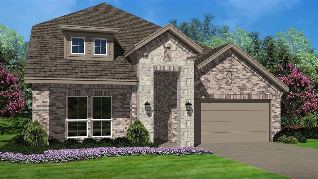 Beautiful new D.R. Horton home in the Morningstar community located in highly sought-after Aledo ISD! The Aspen Elevation B with an estimated Fall completion, offers a spacious two-story layout with 4 bedrooms, 3 bathrooms, a large game room, and a 2-car garage. The open-concept first floor features a welcoming family room, dining area, and a beautifully designed kitchen equipped with 42” upper cabinets with crown molding, quartz countertops, ceramic tile backsplash, stainless steel appliances, and an electric range. The home showcases luxury vinyl plank flooring throughout the main living areas for style and durability. The private primary suite includes a well-appointed bathroom and generous walk-in closet, while additional bedrooms on both levels provide flexibility for family, guests, or a home office. Upstairs, a spacious game room and secondary suite add even more functional living space. Thoughtful design details, modern finishes, and energy-efficient construction complete this impressive home.
