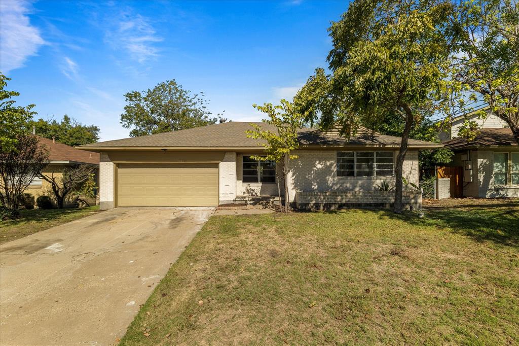 Beautifully updated ONE STORY home in Ferguson Heights, sitting 2 miles from Casa Linda Plaza and 3 miles to the Dallas Arboretum & Botanical Gardens. White brick exterior with an all new painted interior, plus new electrical and plumbing. Step into a living room with gleaming hardwood floors, flowing into a kitchen and dining area with new tile floors, freshly painted cabinets, white quartz countertops, a farm sink, and stainless steel appliances. The primary suite features double closets and a stunning bathroom with floor to ceiling white tile and frameless glass. Two additional bedrooms share a fully renovated bathroom. Spacious backyard ready for your creative vision!