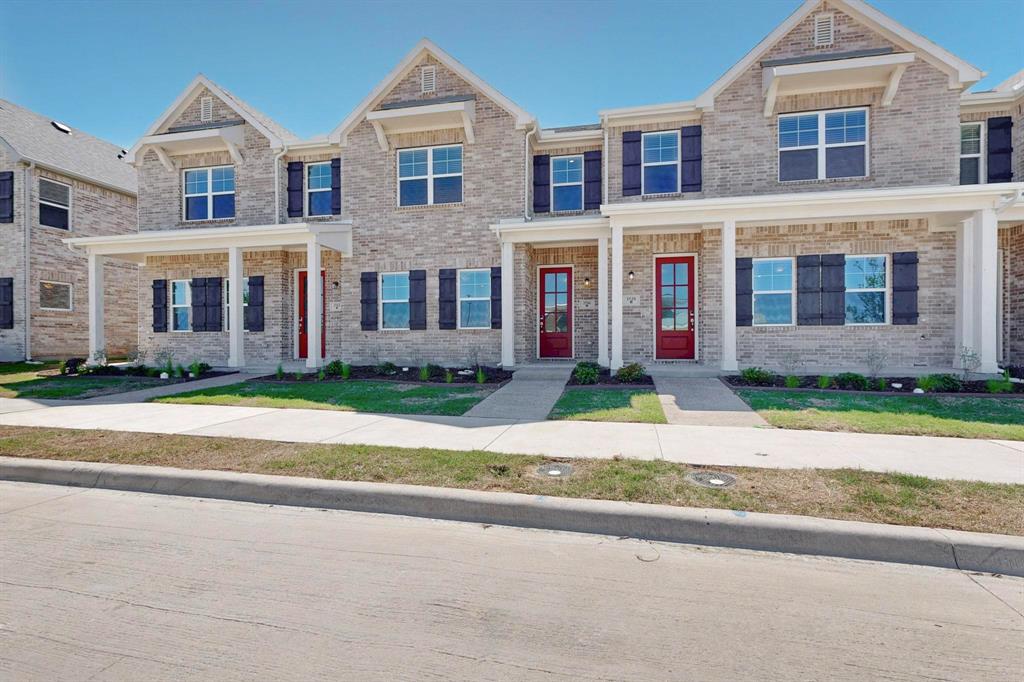 DIRECT RESIDENTIAL COMMUNITIES HOME, Fridge Washer, Dryer, Garage Door Opener, Blinds included. (The Norman plan) is a Brand new townhome located in the heart of the prestigious master-planned community Solterra! Located in Mesquite Texas, Solterra is a 1400-acre Master Planned Community - amenities will include a pool complex, access to a 30-acre Lake for Kayaking & Canoes, a Stocked Pond with Fishing Shack, bike and hiking trails, a fitness facility, a dog park, a beer garden, and a unique treehouse park designed by Animal Planet’s Treehouse Masters. The community will also feature a swim-up bar, an event lawn, and plenty of space for entertainment. Solterra is just 11 miles from downtown Dallas, at the crossroads of 4 major highways, I-30, I-635, I-20, and US 80, providing easy access to DFW. Multiple Mesquite ISD schools are within walking distance to homeowners, making this the ideal location for any family. The Norman floor plan features a spacious living area with electric fireplace and is open to the eat-in-kitchen which makes a perfect space entertaining friends and family, there is also a half bath located on the first floor. The second level presents a primary suite secluded for privacy with a large walk-in closet, dual sinks, and a linen closet. Located at the opposite end of the home are two spacious bedrooms and a conveniently located laundry room. Contact community manager for incentives. Photos are representative of the home.