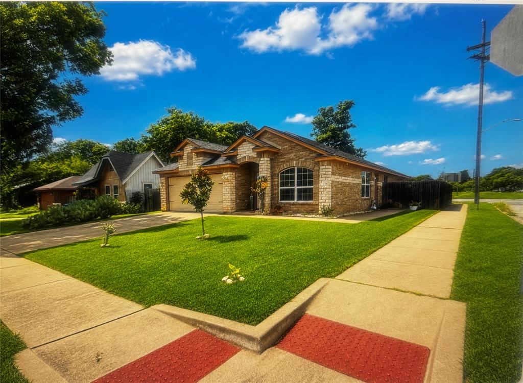 Welcome home to this beautifully maintained, single-story Craftsman-style gem in the popular Burchill Addition! Built in 2019, this move-in ready 4-bedroom, 2-bathroom home offers 1,833 sq ft of comfortable living space on a desirable corner lot. Ideal for families, first-time buyers, or investors seeking modern construction, low maintenance, and excellent curb appeal in a growing Fort Worth neighborhood.
Step inside to an inviting open-concept layout that seamlessly connects the living, dining, and kitchen areas—ideal for everyday living and entertaining. Natural light floods the spacious interiors, highlighting thoughtful finishes including granite counters, decorative lighting, and durable concrete flooring. The well-appointed kitchen features modern conveniences with all appliances staying (including refrigerator and stove), making it easy to start cooking from day one.
The primary suite provides a private retreat, while the three additional bedrooms offer flexibility for family members, guests, a home office, or hobby space. Two full bathrooms ensure convenience for everyone in the household. Smart home features and high-speed internet readiness add modern touches for today's lifestyle.
Outside, the corner lot position enhances privacy and presence with extra yard space on multiple sides. Enjoy the generous backyard for outdoor gatherings, play, gardening, or simply relaxing. A 2-car garage provides secure parking and additional storage.
Located in Burchill Addition Tarrant County, ZIP 76105, you're conveniently close to local amenities, schools including Ta Sims Elementary, parks, shopping, dining, and major roadways for easy access to downtown Fort Worth, Dallas, and beyond. This turnkey property combines contemporary comforts with strong value in an up-and-coming community.