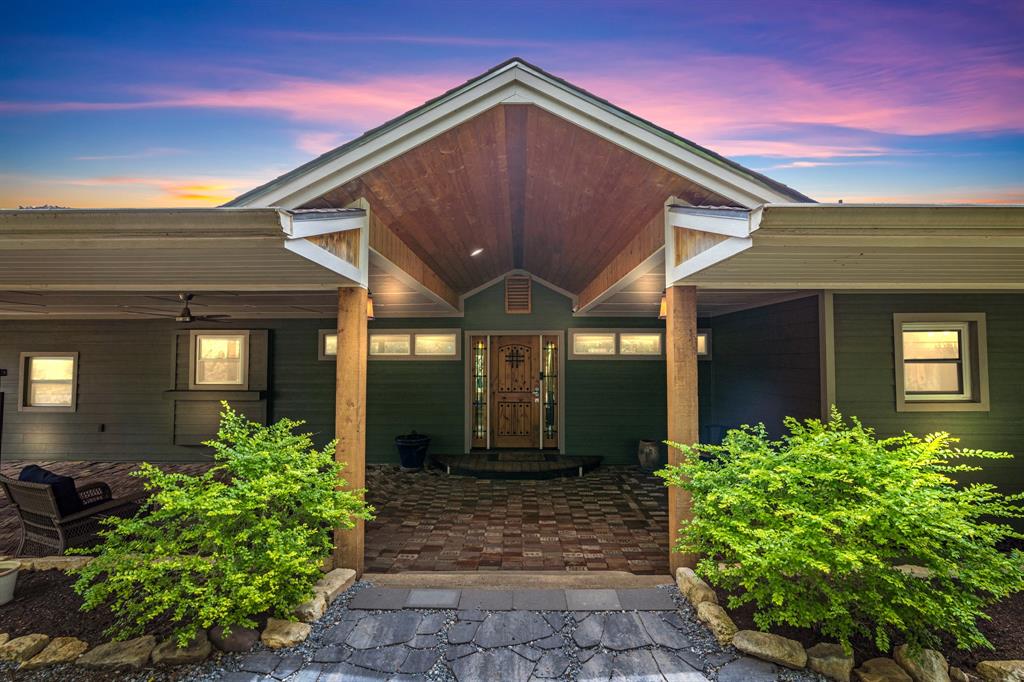 Welcome to Hill House! This is your chance to own a piece of Glen Rose History. A fantastic one of a kind property located one block off the Glen Rose Square. This expansive property is for two parcels totaling 1.033 acres of tree canopied haven & getaway. There are 3 driveways to access this home: Mesquite St, Hill St and Vine St which is the direct entrance into down town. New water filtration system for the whole home, New floors throughout, New siding and gutters, 85 gallon hot water heater, Eufy security doorbell and security lights on all four corners and front and back porch. Kitchen offers Hickory countertops, marble backsplash, stainless appliances and butlers pantry. Both bathrooms have been recently renovated. The barn which is 24x25 with loft and has electric ran to it and has covered parking and a separate entrance on Hill St. Cute 2-Story metal storage shed. Enjoy the beautiful rock work on the patio with a view of the courthouse & square! Don't miss this opportunity to own a property with multiple uses, including primary home, getaway, Bed & Breakfast or VRBO in this charming town know for tourism. Some furniture in home and barn are for sale, if buyers are interested.