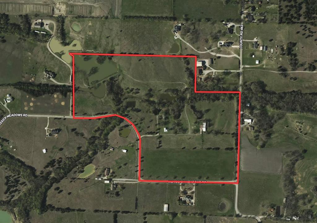 RES-Real Estate Services, LLC is proud to present this 46+ Acres outside the City Limits but within the ETJ of Princeton. Located to the West along CR 463 and McKissick Meadows in Northern Princeton. Princeton ISD. No Flood Plain. Creek and lake on property. Water available.  No Zoning. No Sewer available. Close proximity to the 380 Bypass. Five separate tracts of land.  Property is in. Property owners association.  Two homes and barn on property. Land is a part of 10 acre tract subdivision.  One of the tracts is not included in the Property Owners Association and has no restrictions.