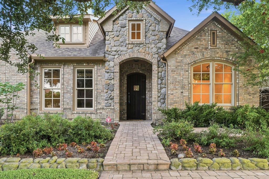 Welcome to 6640 Gretchen, a beautifully maintained one-owner single story home near Preston & Frankford in highly desirable Plano ISD. Offering 3 BR, 2 baths, private office, hobby room & 2 dining areas, this home combines comfort and versatility. The spacious living room features a stunning stone fireplace with gas logs, built-in cabinetry and large windows with French doors overlooking the beautifully landscaped backyard. Enjoy your own tranquil koi pond with waterfall, including fish and equipment. The open kitchen has a gas cooktop, newer appliances, built-in microwave and abundant counter space. The spacious primary suite includes a sitting area with a two-sided fireplace, large walk-in closet, dual vanities, jetted tub, and separate shower, Engineer hardwoods throughout main living areas, carpet in bedrooms. Minutes from UTD, shopping, dining, parks, and major highways. Voluntary HOA.