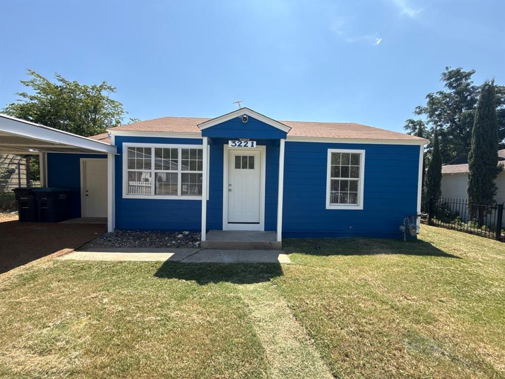 4 bedroom 1 bath single family home located at 3221 Schieffer Ave in Fort Worth, TX. Brand new features: HVAC and AC system, ceiling fans, faucets, hot water tank, gas stove, range hood with exhaust to the outside, kitchen countertop, sink, faucet and tile backsplash. Front picket fence. Newly painted inside and out. New front door and most of the internal doors. Great starter home or income producing rental property.