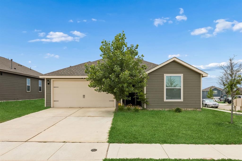 Buyers searching for homes in Ponder with exceptional privacy and premium lot placement will find an outstanding opportunity at 13713 Beaverhead St. Located within the growing Big Sky Estates community, this beautifully maintained 1,596-square-foot single-story property serves as an excellent new construction alternative, featuring completed modern upgrades on a premium corner lot. The thoughtfully designed layout flows seamlessly from the entry into an open-concept central living zone bathed in natural light. Adjacent to the main living area, the chef-inspired kitchen features granite countertops, designer cabinetry with crown molding, and energy-efficient Whirlpool appliances paired with a generous prep island and storage pantry. Tucked away on a private wing, the primary suite includes a spacious bedroom, a well-sized walk-in closet, and an ensuite bath. The secondary spaces host 2 additional bedrooms, a second full bath, and a versatile bonus room that provides a dedicated area to work from home, configure a media room, or establish a guest wing. Step outside to a covered back patio overlooking an expansive greenbelt directly behind the property, offering a rare sense of openness and separation from neighboring properties. Positioned just off US-380 in Denton County, this move-in ready home provides a better location access advantage over outlying developments, ensuring quick travel to downtown Denton, local employment hubs, and regional shopping and dining districts. Residents enjoy immediate proximity to a large community park complete with walking trails, pickleball courts, and a splash pad, while students are served by the respected Krum ISD boundaries.