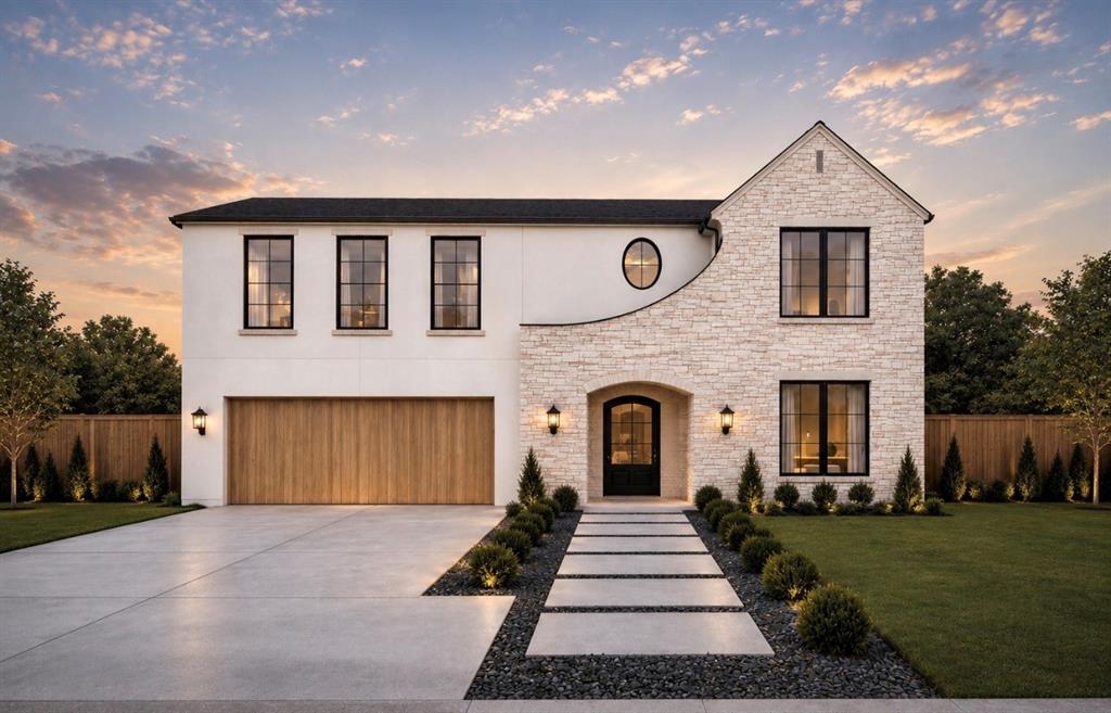 Projected to be completed end of July 2026! Thoughtfully designed custom home in the heart of Midway Hollow blending warm modern European style with comfort and functionality. A large stone accent wall at the entry creates an inviting first impression, complemented by designed wood flooring, exposed beam details, and designer lighting throughout. The floor plan was designed for practical living with a dedicated office, downstairs primary suite, and full guest suite on the first floor. The kitchen features Taj Mahal leathered quartzite countertops, custom cabinetry, oversized island, and a full butler’s pantry.

The primary suite offers vaulted ceilings, a spa-style bath with soaking tub, walk-in shower, dual vanities, and spacious closet. Upstairs includes three additional bedrooms, all with ensuite baths and walk-in closets, along with a game and theater room perfect for entertaining. A dedicated exercise room with sauna. 

The covered patio features a motorized bug screen creating a comfortable indoor-outdoor living experience year-round. Located on one of the widest and quietest streets in Midway Hollow, this home is minutes from Love Field, Central Market, NorthPark, and Dallas’ top private schools.