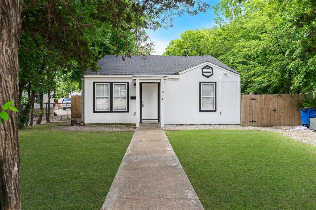 Thoughtfully updated and move in ready, this charming 1947 home offers timeless appeal with today's conveniences. Featuring 1,219 square feet per Appraiser, this home includes 3 bedrooms and 2 full bathrooms with a functional layout designed for comfortable living. The bright interior offers a welcoming atmosphere and outside you'll find a detached one car garage measuring approximately 20 by 12 feet, providing 240 square feet of space for parking, storage, or a workshop. A wood privacy fence surrounds the backyard and includes a gated entrance for private off street parking. Mature trees provide shade and enhance the outdoor setting. Conveniently located near shopping, dining, schools, and major highways, this property offers a wonderful opportunity for homeowners or investors seeking a move in ready home. Conveniently located in South Dallas, this home offers quick access to Interstate 35E, Interstate 45, U.S. Highway 67, and Loop 12, making commuting to Downtown Dallas, Bishop Arts District.