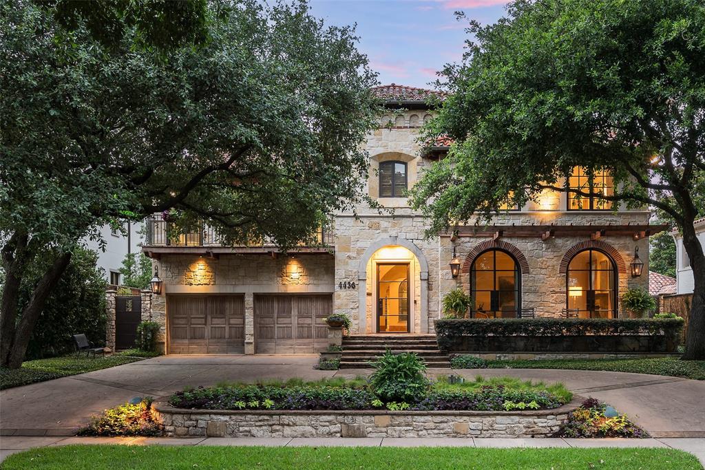 Nestled in the prestigious neighborhood of Highland Park, this 2003 completed stunning custom-built Mediterranean estate, overlooking the serene beauty of Flippen Park, was masterfully designed by architect Debbie Settle and built to perfection by English Heritage Homes. The home offers generous-sized living areas, incl 5 large en-suite BRs, one being a first level BR with separate entry for guests or a private home office. The primary suite is a true retreat with a spa-like bath, steam shower, body sprays and a soaking tub. The home is replete with exquisite, enviable custom details such as double steel French windows & doors, leaded & stained glass windows, Taj Mahal slab countertops, hand-poured 19th cent French chateau floor tiles, reclaimed hand-hewn beams, and so much more. The gourmet kitchen offers top-of-the-line Stainless steel appls, maple cabinets, kitchen island, a private desk and a cozy sitting area. The home features rift-sawn oak floors, Spanish barrel tile roof, a 2-story family room with a limestone wall, vaulted cypress and antique beam ceilings, and a solarium that opens to a small garden terrace. The exterior of the home features a striking limestone facade, hand-chiseled soldier bricks, and a meticulously landscaped yard with pool, spa, water feature, artificial grass and phantom screens on the loggia. Additional highlights include a fireplace in the primary bedroom, a hidden closet, an exercise room, and an epoxy-coated garage with walls of massive shelved maple cabinets for extra storage.
