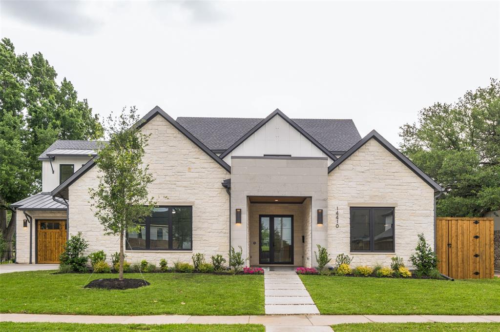 Introducing the inaugural home in the Thomas Cusick Custom Homes Signature Series: 14410 Southern Pines. This stunning residence was meticulously designed and built by Thomas Cusick himself, drawing on decades of expertise and crafted with the same uncompromising standards he applies to his personal home. No detail was overlooked, from whole-home water filtration, heated primary bath floors to an array of thoughtful upgrades that elevate everyday living into a true luxury experience. Nestled on the prestigious hole #15 of the Master’s Course at Brookhaven Country Club in Farmers Branch, this home offers an exceptional blend of elevated design, superior craftsmanship and modern efficiency. It qualifies for the highly sought-after 3-year Farmers Branch tax rebate, making it an outstanding opportunity. Boasting 4 beds, 4 full baths and 2 half baths, the home is thoughtfully laid out for both comfortable daily living and refined entertaining. Wide-plank 7.5-inch European white oak flooring, 8-inch baseboards, designer lighting, custom soft-close cabinetry and elegant pocket doors create a clean, sophisticated aesthetic throughout. Windows and the rear patio door are pre-wired for motorized shades and speakers, ready for full smart-home integration. The showpiece kitchen features White Lux Quartzite countertops, premium KitchenAid Pro appliances, a powerful 48-inch gas range with pot filler, an oversized 63-inch refrigerator, dedicated ice maker and beverage fridge. An adjacent bar adds seamless convenience for hosting. A striking 42-inch gas fireplace with black reflective glass anchors the living room, while each bedroom offers its own en-suite bath for maximum privacy and comfort. Step outside to your private golf course retreat. The expansive covered patio, finished in large-format tile, features a built-in Coyote grill, outdoor fireplace, infrared heaters and a rolling screen system, creating a seamless indoor-outdoor living space perfect for year-round enjoyment.