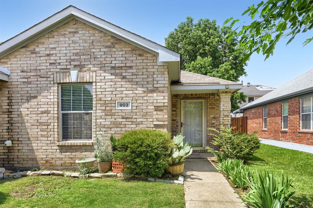 This solid 3-bedroom, 2-full-bath home in the South Ridge Hills neighborhood of Arlington delivers the right combination of comfort, location, and everyday convenience. Whether you're a first time buyer or looking to right size, this one is ready for you. Inside, a spacious carpeted living room gives you a warm and comfortable space to relax and unwind. The eat-in kitchen with dining area combo keeps the household connected at mealtime and makes the most of the open layout. The primary suite is privately positioned with its own ensuite bath and a spacious closet, your own quiet retreat at the end of the day. Two additional bedrooms and a second full bath round out the floor plan with flexibility for family, guests, or a home office.
Out back, a covered rear patio and fully fenced backyard give you the private outdoor space to entertain or simply enjoy the fresh air. A storage shed adds the extra functionality every homeowner appreciates. There is a park within walking distance right outside of the neighborhood, which is perfect for weekend outings keeping active around the neighborhood. Zoned to Mansfield ISD with D.P. Morris Elementary, Asa E. Low Jr. Intermediate, and Brooks Wester Middle School all nearby, a well regarded district that families consistently seek out in the south Arlington area. Convenient access to I-20 and US-287 puts Fort Worth and Dallas both within easy reach. Living in Arlington means you're right in the middle of one of the most exciting entertainment corridors in the country, AT&T Stadium and Globe Life Field are just a short drive away, along with Six Flags Over Texas, Texas Live!, and a full lineup of dining and shopping options. This home will not last long on the market.  Schedule a tour today!  Discounted rate options and no lender fee future refinancing may be available for qualified buyers of this home.