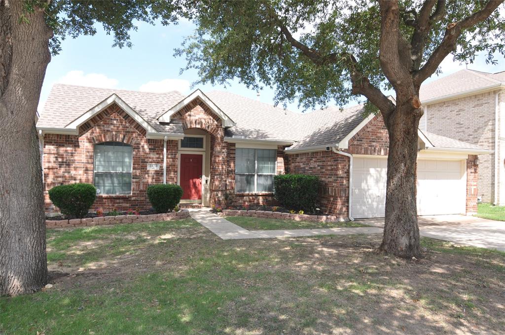 This beautiful home is located in the highly desirable Chisholm Ridge community, where residents enjoy outstanding amenities, including an on-site elementary school, two community swimming pools, and a playground. Featuring 4 bedrooms and 2 bathrooms, this thoughtfully designed home offers an open-concept floor plan ideal for modern living. Fresh interior paint gives the home a bright, clean, move-in-ready feel, while gorgeous laminate flooring flows throughout the main living areas, adding warmth and timeless style. The spacious kitchen is the heart of the home, offering abundant counter space, and an ideal layout for cooking, entertaining, and everyday living. The private primary suite serves as a relaxing retreat with a large walk-in closet and a garden tub, separate shower, and dual vanities. Designed with privacy in mind, the three large sized secondary bedrooms are situated away from the primary suite. Additional highlights include a built-in surround sound system and sprinkler system. Step outside to a wonderful backyard featuring a covered patio, perfect for outdoor dining, entertaining, or simply relaxing year-round. With its desirable location, exceptional community amenities, spacious layout, and move-in-ready condition, this home offers the perfect combination of comfort, convenience, and lifestyle. Some images have been virtually staged to illustrate the property's potential. Furniture and decor shown are digitally rendered and are not included with the property. Please refer to the original photographs for an accurate representation of the property's current condition.