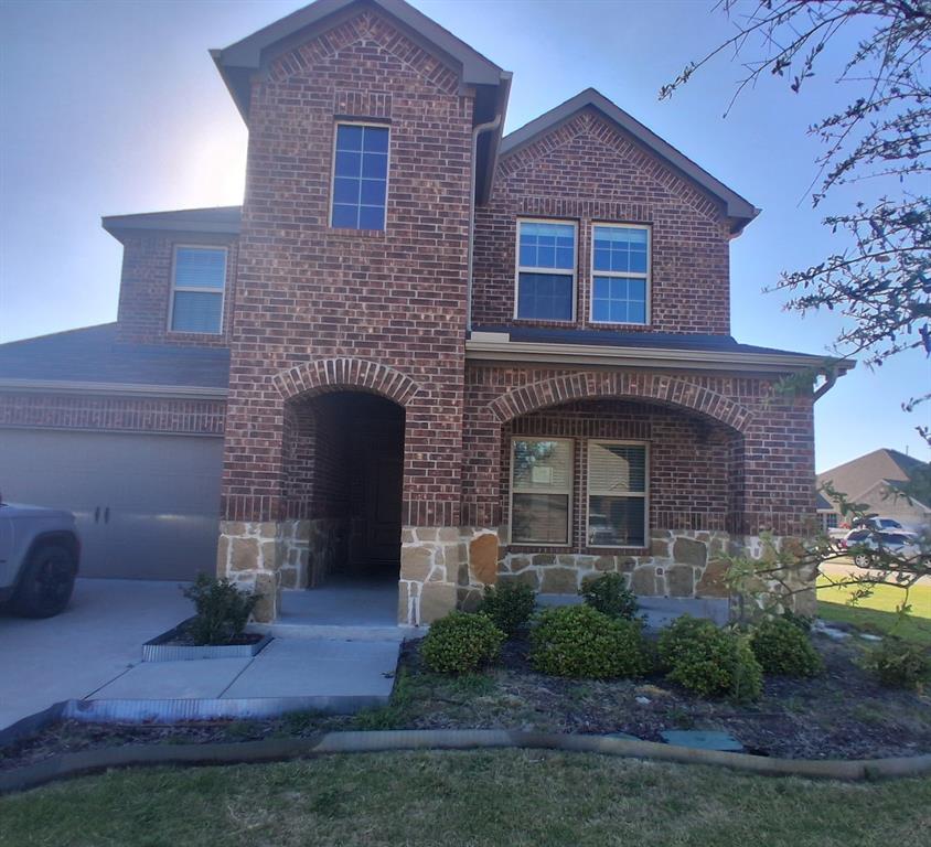 Great neighborhood and home! Corner Lot! Caddo Mills ISD! This floorplan offers a primary suite on the main floor, a second downstairs bedroom and full bath offer the perfect space for guests, extended family, or a home office that feels separate from the rest of the home. Nice kitchen with granite countertops, a large island and a walk-in pantry. Luxury vinyl plank flooring carries you through the main living areas. Upstairs offers a second living area along with two comfortable bedrooms that offer room to grow. Outside has covered front and back porches and great curb appeal. Come check out everything this home has to offer.