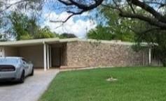This mid-century home is filled with lots of windows providing natural light and offers a unique blend of architectural charm and flexible living spaces. The thoughtfully designed floor plan features two spacious living areas, a cozy fireplace, and generously sized bedrooms, creating comfortable spaces for both everyday living and entertaining. Updates include new luxury vinyl plank flooring, electrical improvements, heater, and water heater. Outside, the large backyard offers plenty of room to garden, relax, or gather with family and friends. A water well, detached garage, and gazebo add extra functionality and opportunities to enjoy the outdoor space. Located in an established Abilene neighborhood, this property combines character, space, and important updates in a way that's hard to find. It is currently leased through August 14, making it an excellent opportunity for investors or future homeowners planning ahead. Don't miss it! 

Buyer to verify schools, dimensions, square footage, HOA dues (if applicable), and all materials used on the home.