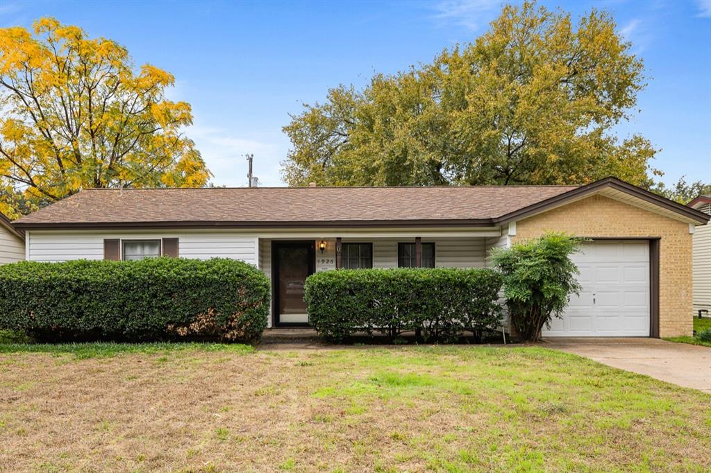 Multiple Offers Received, Due 11-24 by 10AM.  An Irving charmer situated in an established neighborhood, that exudes a sense of community. This modest yet well-maintained property offers a wonderful opportunity for those seeking a comfortable and inviting place to call home. Updates completed within the last five years include a new HVAC system, roof, exterior siding, and garage door which provide this home with peace of mind and a worry-free living experience for years to come.  As you step inside, you'll be greeted by a blank slate, ready for your personal touch and customizations. This home presents an excellent opportunity for first-time buyers, small families, or those looking to downsize. Situated in close proximity to major highways such as 183, 161, 360, and 114 provides convenience and accessibility. Plus DFW Airport, Dallas, and Fort Worth are just a short drive away making commuting a breeze. Don't miss the chance to create a haven in the heart of the Irving Arts District!