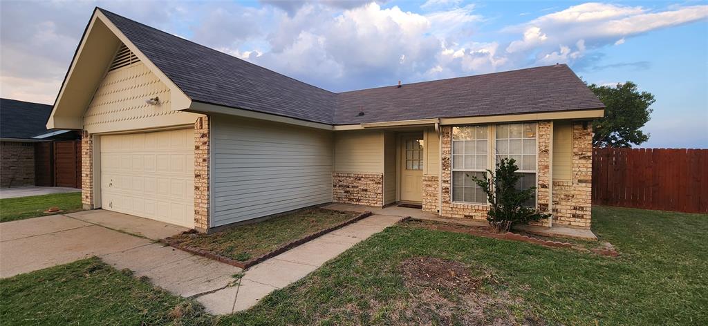 This is  a completely renovated home with three bedrooms and two full baths. Home has been upgraded with engineered wood flooring through out, freshly painted walls and equipped with  a cozy wood burning fireplace in the living room. Kitchen is updated with granite counter tops for a modern look and atmosphere, and comes with plenty of built in cabinets. Both bathrooms are updated with granite counter tops, the primary bathroom offers a walk in shower. Home has a large backyard for the family to enjoy the fresh air. New fence was also installed in 2025. Home is centrally located near to DFW Airport, Cowboy's stadium, globe life field, and university os Texas at Arlington.